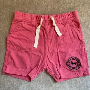 The Black Dog Pink Kids Shorts